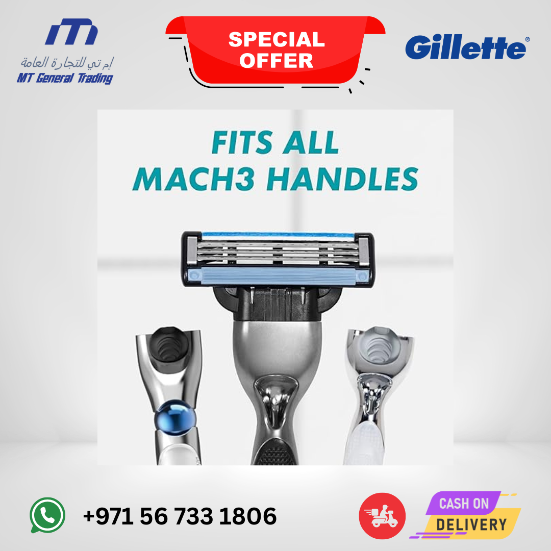 Gillette Mach3 Razor Refills for Men – 8 Blade Pack – Smooth Shave UAE (2) Gillette Mach3 Razor Refills for Men – 8 Blade Pack – Smooth Shave UAE (2)