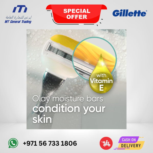 Gillette Venus ComfortGlide + Olay Razor Refills (6) | UAE