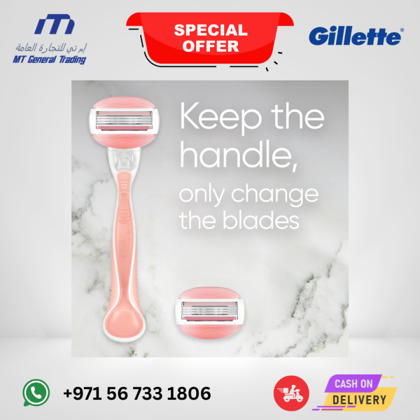 Gillette Venus Comfortglide Spa Breeze Razor + 2 Blades | UAE