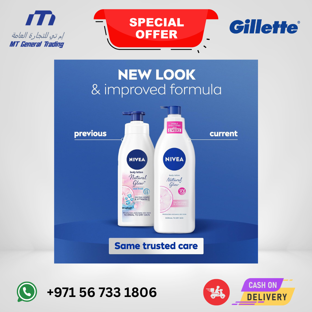 NIVEA Body Lotion for Normal to Dry Skin, Natural Glow, with Vitamin C and UV Filter, Moisturizes and Evens Skin Tone, 400ml (2)