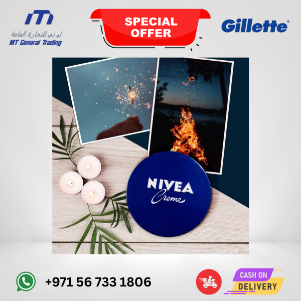 NIVEA Creme 250ml – Daily Moisturizing Cream for Face, Hands & Body