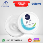 NIVEA Soft Crème Moisturizer for Face, Hands & Body – 100ml | Vitamin E & Jojoba Oil